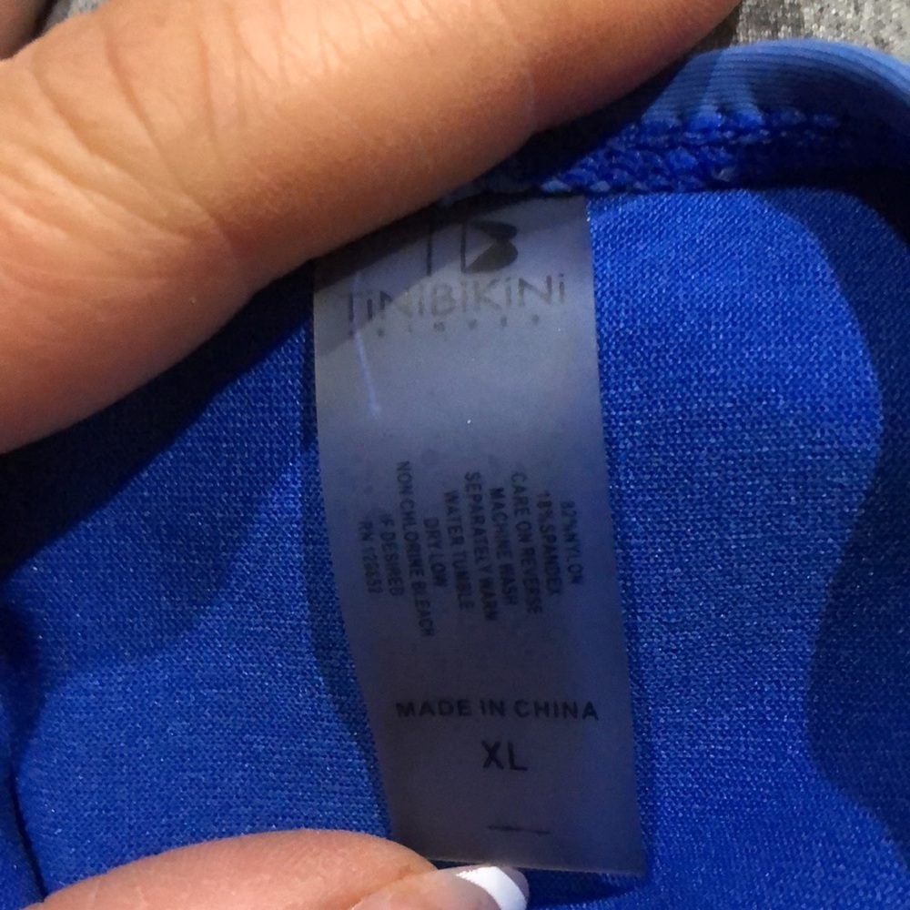 Tinibikinis Bikinis Blue, Stripes and Pink XL - Picture 12 of 14